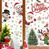 Christmas Decorations Holiday Party Decoration Window Stickers Pvc Static Stickers Window Decorations