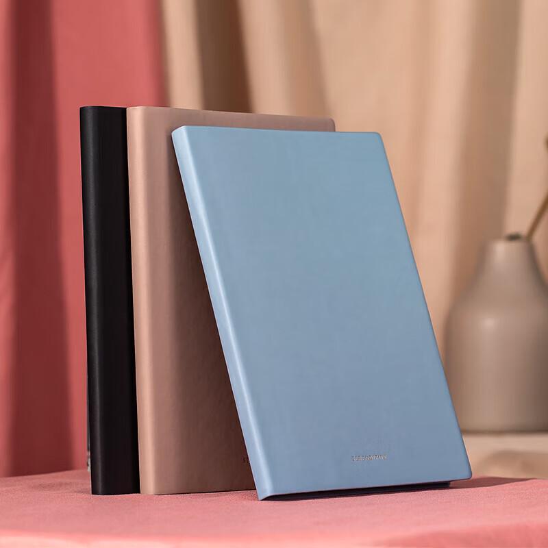 Deli A5 Leatherette Business Notebook (2-Pack)