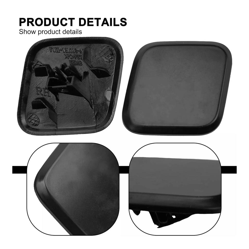 1 Pair Of Car Front Left And Right Auto Bumper Headlight Washer Nozzle Jet Cover Cap For Ford Focus 2015-2018 Easy Installation