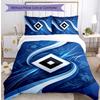 Hamburger SV Football Printed 3 Pieces Bedding Set, Comfortable Skin Friendly Bedroom Duvet Cover Set