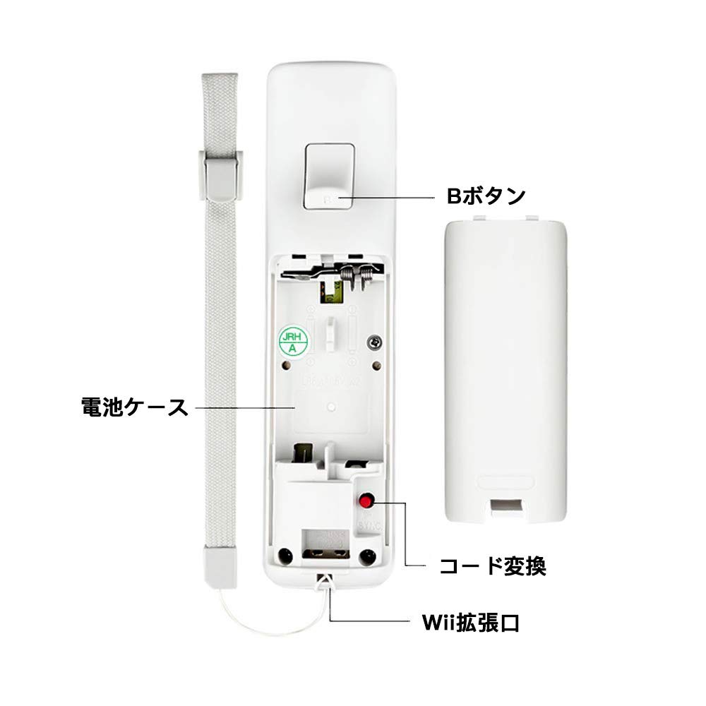 NITONAMI Wii Compatible with Wii U and Includes Wii Remote Jacket Controller, White, Wii, (White)
