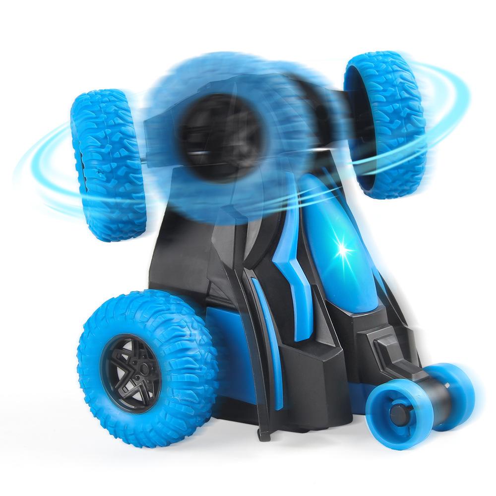 Children'S Gesture Off-Road Vehicle Double-Sided Stunts Four-Wheel Drive High-Speed Drift Car With Lights Stunts Rotating Dumper