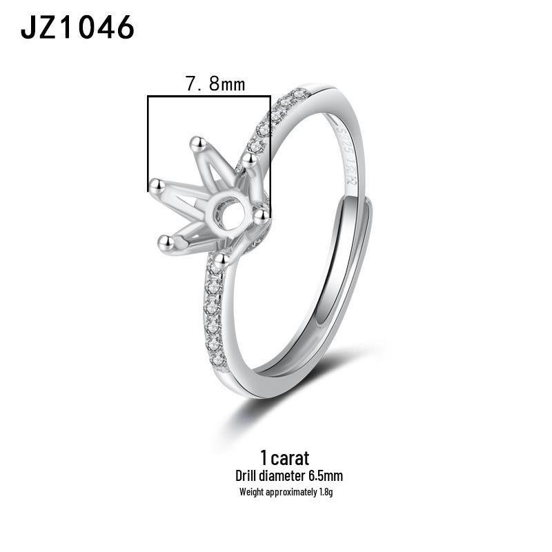 Tingxiang Versatile DIY S925 Sterling Silver Openable Ring Blanks - Multiple Styles