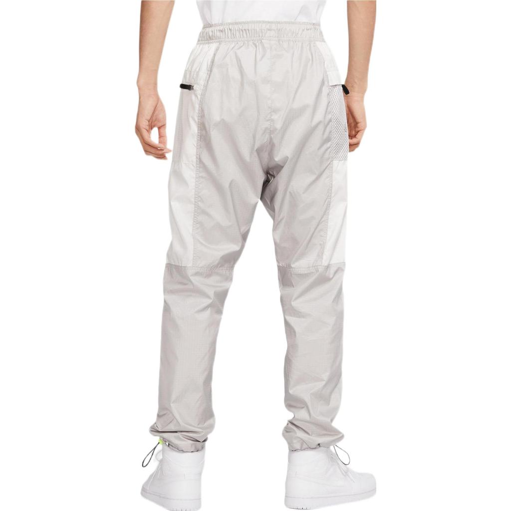 Jordan Solid Logo Print Drawstring Casual Pants Men Bottoms Grey DM1870-012