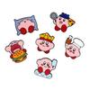 Cute Cartoon Kirby Brooch Alloy Material Cartoon Character Design Oil Droplet Process Xz3084-1 Xz3084-2 Xz3084-3 Xz3084-4 Xz3084-5 Xz3084-6
