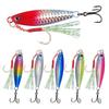5 Stück Sinking Fishing Baits Cast Jigging Spoon Lures Spinner Baits Casting Jig Spinnerbait Salzwasser Angelzubehör