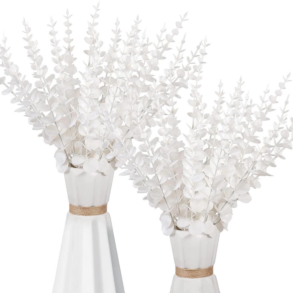 Golden Eucalyptus Artificial Leaves - Christmas & Wedding Decor