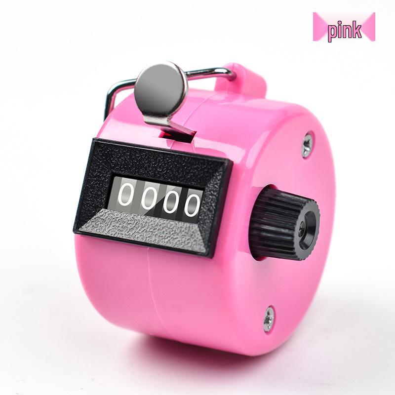 Four-Digit Handheld Metal and Plastic Tally Counter for People Flow Measurement