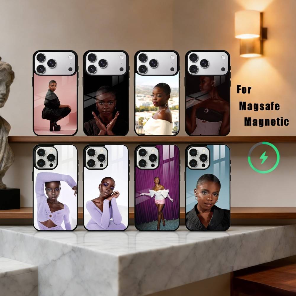 Radiant J-Joy S-Sunday Actress Phone Case For iPhone17,16,15,14,13,12,11 Plus,For Magnetic Wireless Charge Cover