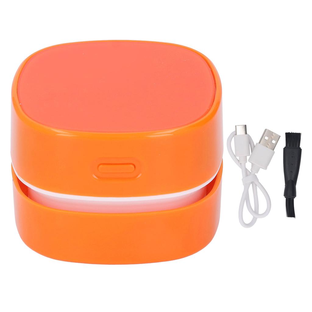 Desktop Vacuum Cleaner Mini Table Dust Sweeper Energy Saving Cordless Rotatable Design for Cleaning Hairs Crumbs