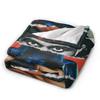 The Weeknds Rapper Singer Flannel Blanket New Album Hurry Up Tomorrow Warm Soft Throw Blanket for Bedspread Sofa Bed Cover