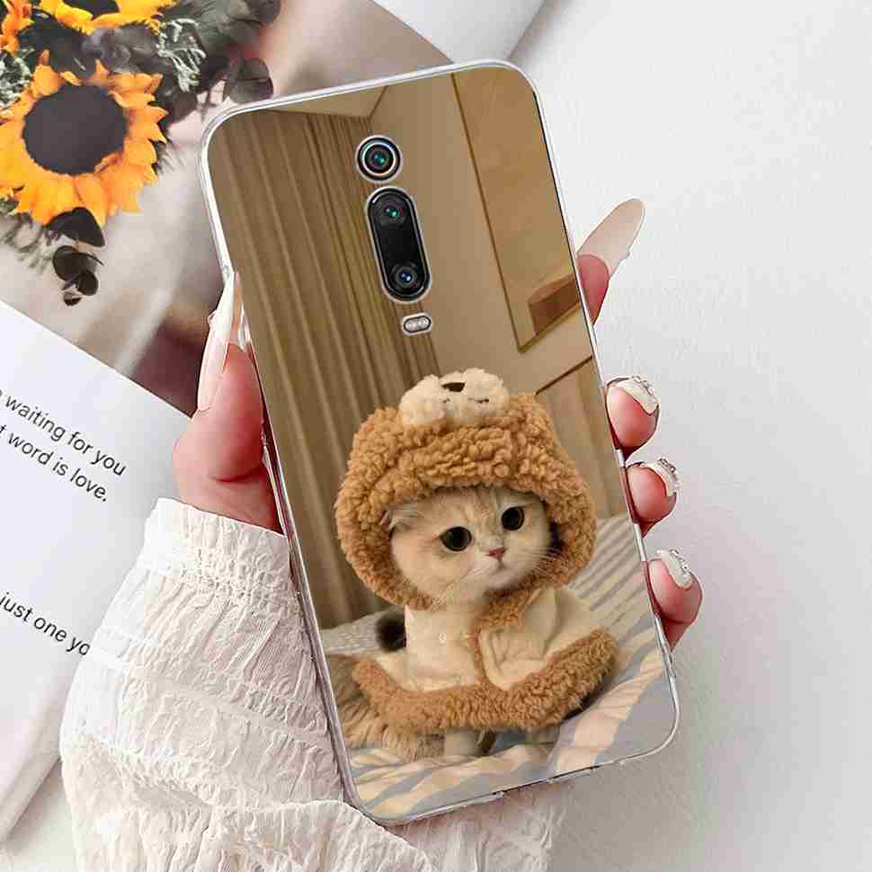 For Xiaomi Mi 9T M1903F10G Case Fashion Painting Soft Silicone TPU Cover For Xiaomi Mi 9T Mi9t 6.39" Flower Girl Phone Casing