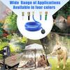 Hose Mister for Outside Flexible Misting System Cooling Mister Portable Water Mister for Patio Chicken Coop Garden Backyard Bird Bath