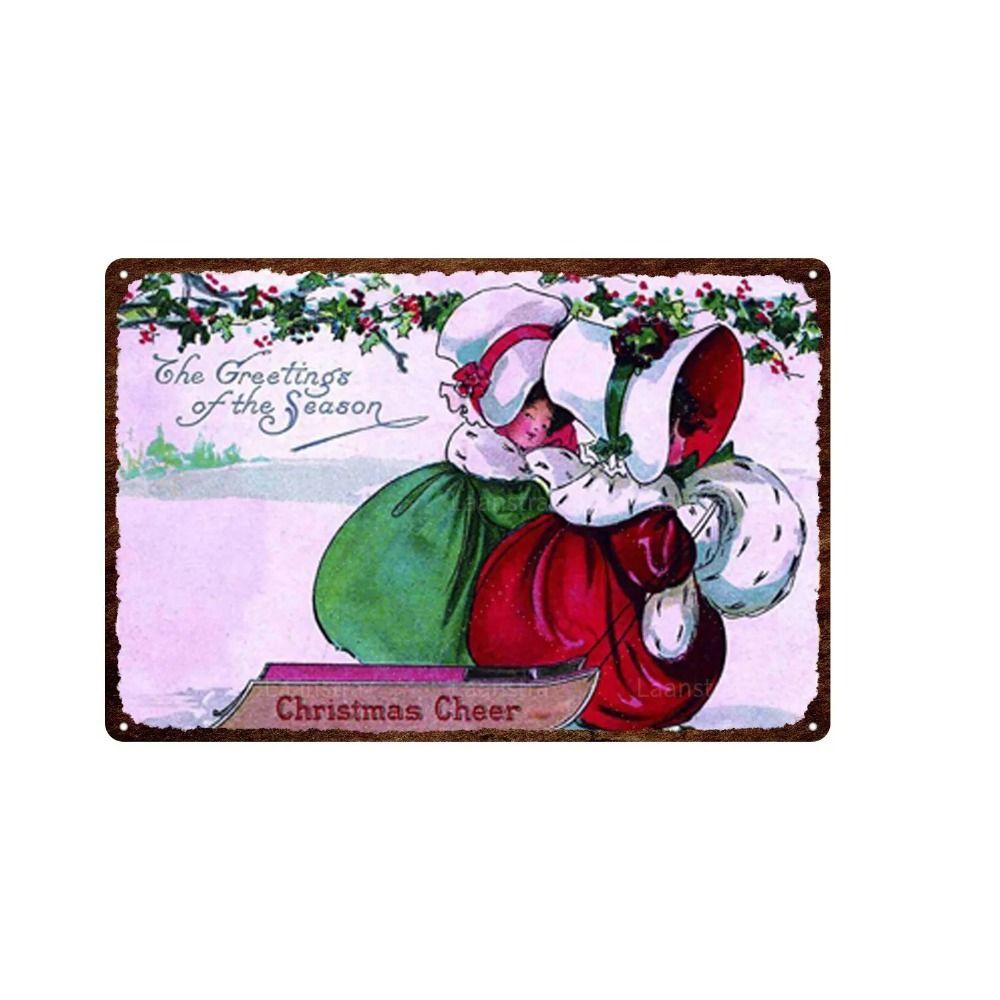 Metal Sign Halloween Cats Pumpkins Wall Decor 20x30 Cm