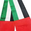 Vibrant Scarf with UAE Flag Print Fringed Neck Scarf Party Accessories Neckwrap for Any Occasion UAE Flag Sash Shawl