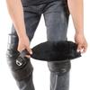 Winter Electric Motorcycle Knee Pads: Unisex Windproof, Thick, Warm, Cold Protection for Cycling.