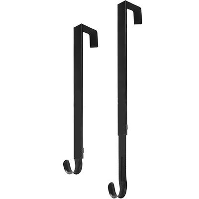 Adjustable Wreath Door Hanger Damage Free Wreaths Hanging Over The Door Hooks Iron Door Hanger for