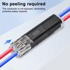 25/50/100 Pcs Cable Connector with Wire Stripper Flame Retardant Locking Wire