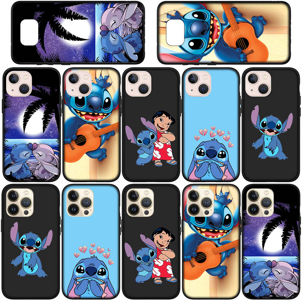 Phone Case for iPhone 17 16 15 Plus XR Huawei P30 P20 Lite Redmi Note 14 12 11 13 Pro Max OPPO A60 A80 A40 A18 A38 A54 Lovely Lilo Luxury Stitch Cover