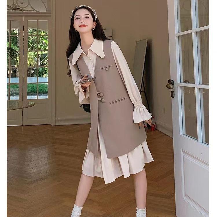 Locker sitzende lange Modeweste für Damen in Übergröße für Outdoor-Bekleidung