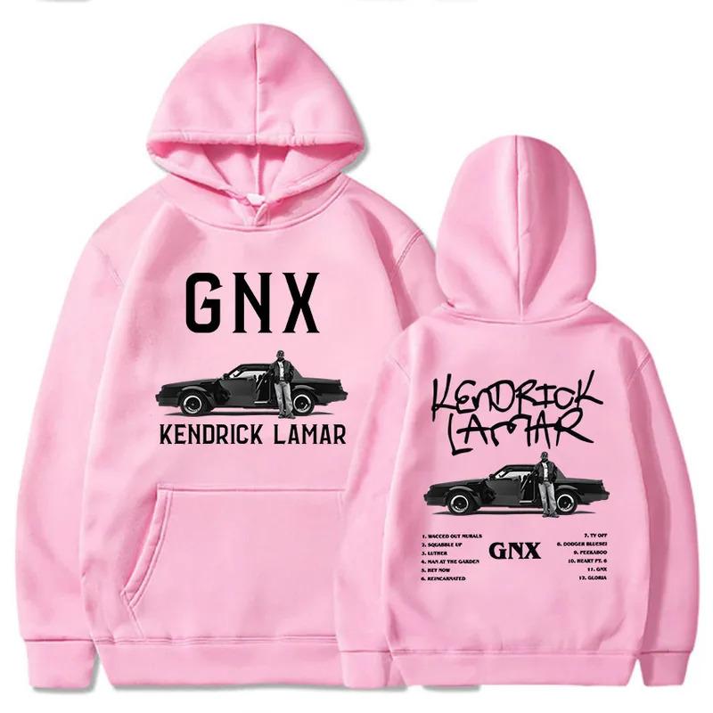GNX Album 2024 Druck Hoodies Kendrick Lamar Rapper Rock Stil Sweatshirts Unisex Streetwear Langarm Kapuzenpullover Herren