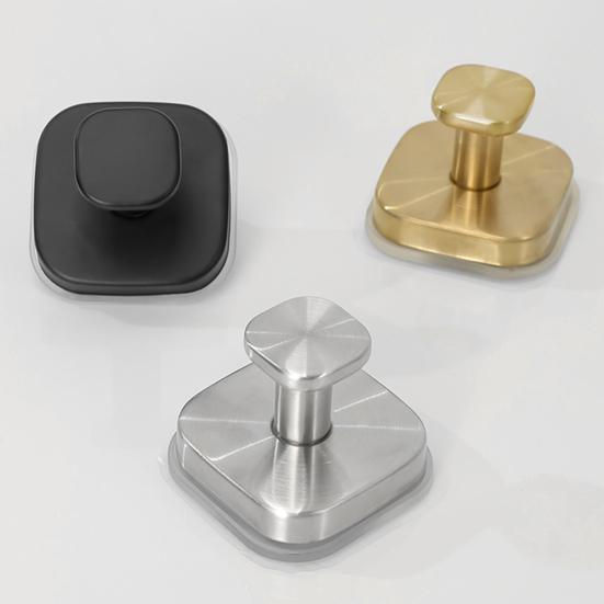 Stainless Steel Suction Cup Hook Heavy Duty Front Door Wreath Hanger No Drill Bathroom Glass Window Mirror Shower Towel Robe Vacuum Hook