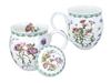 Kubek Porcelanowy Beczka Z Przykrywką Kwiaty Polne Do Kawy Herbaty