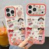 Crying baby girl magnetic suction bracket for 17promax mobile phone case Apple 16 new iPhone15