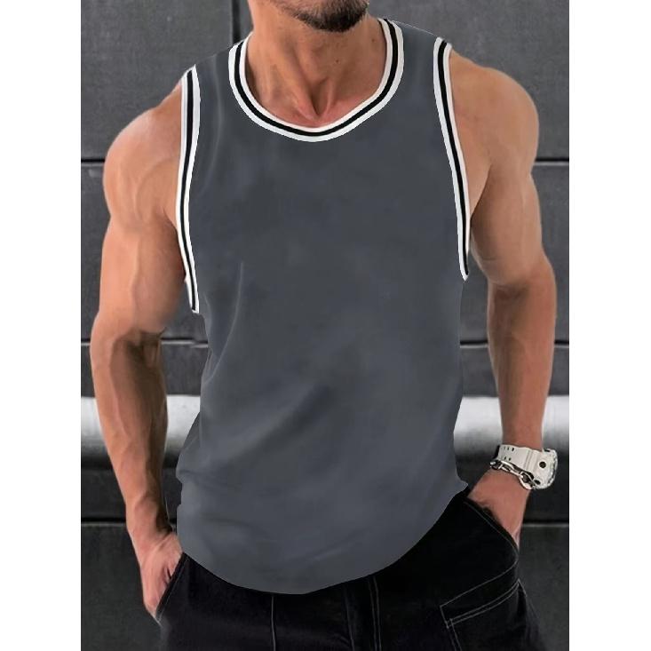 

Summer New Men S Muscle Fitness Sports Casual Sleeveless Vest With Printed Letters Fashionable Quick Drying Vest XXL