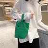 Simple Casual Handbags Canvas Shoulder Crossbody Bags Large Capacity Shopper Bag Letters Shoulder Crossbody Bags Purse