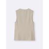 Gu By Uniqlo Collarless Vest Z  Can Be Set Up 