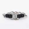 Men's Titanium Steel Hip-Hop Chain Bracelet, European & American Style, Safety Buckle.