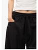 Men's Wide-Leg Multi-Pocket Contrast Stitching Floor-Length Casual Pants