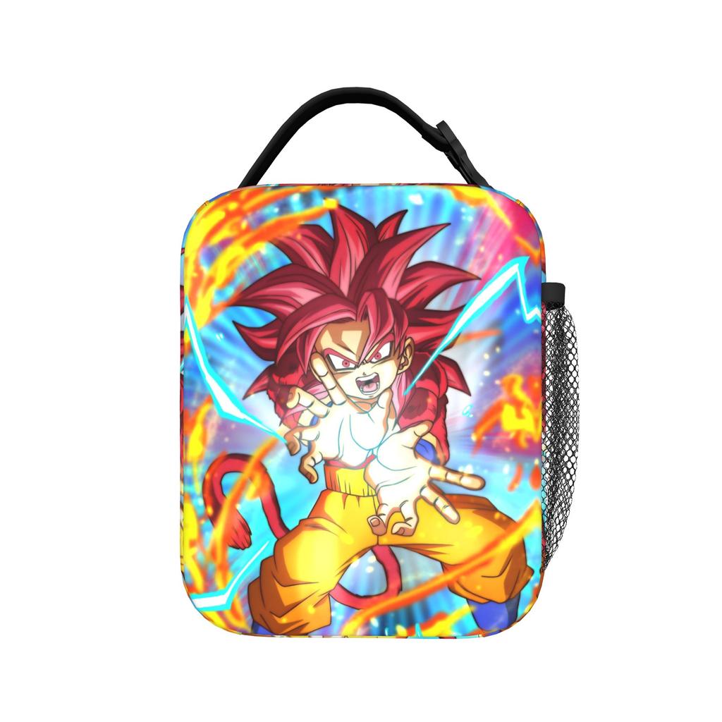 DBZ Beerus CATS Insulated Lunch Bag Portable Meal Container Thermal Bag Tote Lunch Box Work Outdoor Bento Pouch