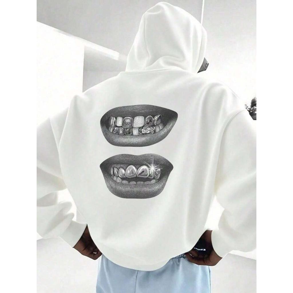 Men Street Y2k Hoodie Sweatshirt Street Fashion for Men Long Sleeve Hooded Sweatshirts Hip Hop Harajuku Y2k Men Tops Hoodie