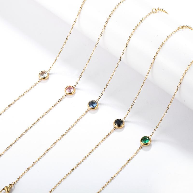 Multicolor Cubic Zirconia Thin Bracelet For Women Fashion Diamond Accent Shining Ins Jewelry