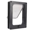 Cat Door Weatherproof Pet Door Magnetic Closure Thickened Frame Interior Exterior Use for Pets Up to 20 Lb Small (S)