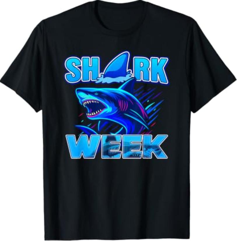 Guess What Week It is Funny Shark Awareness Support Summer T-Shirt
