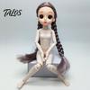 Flexibele Actiefiguur 1/6 Schaal Poppenlichaam met 3 Nekadapters, 9,8-Inch Blanco PVC Gewricht, Gearticuleerd Miniatuur Vrouwelijk voor Custom Realistisch