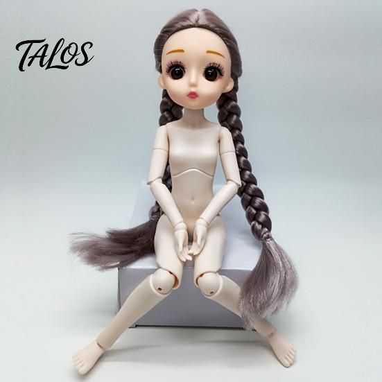 Flexibele Actiefiguur 1/6 Schaal Poppenlichaam met 3 Nekadapters, 9,8-Inch Blanco PVC Gewricht, Gearticuleerd Miniatuur Vrouwelijk voor Custom Realistisch