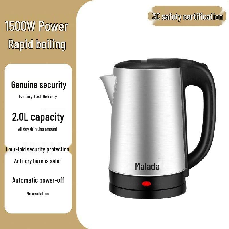 Thickened Stainless Steel Kettle: Durable, Large Capacity, Fast-Boiling, Multi-Functional Home Use.