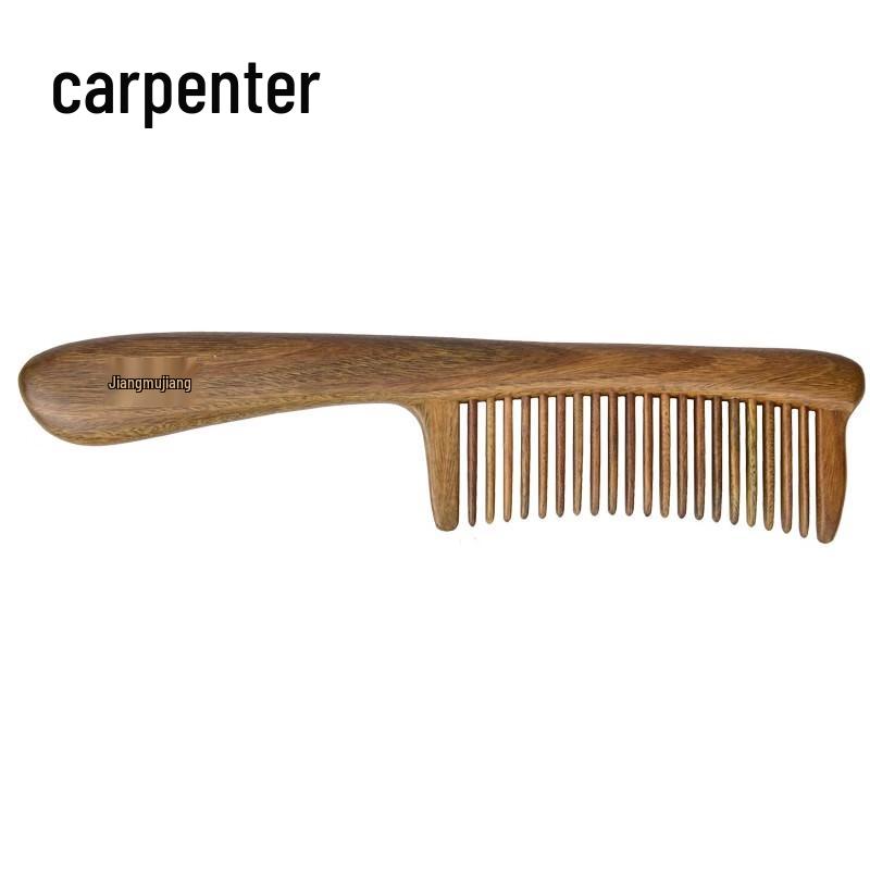 Tan Mujiang Rose Scented Green Sandalwood Comb Gift Set