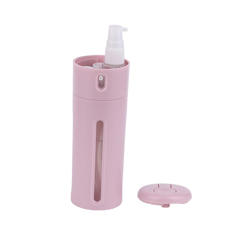 Travel Dispenser Split Bottle Shampoo Lotion Shower Gel Soap Bottle 4 In 1 Empty Sub-Bottle Press Container Bottles