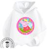 New Design Kids Hoodie Cute Cartoon Print Autumn Winter Casual Hooded Street Wear Peppa Pig Boys Girls
