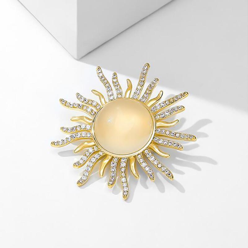 Niedliche kleine Bienen-Sonnenbrosche für Damen Perlen-Herz-Brosche Anstecknadel Geschenk Strass-Broschen Freundin Party Anlaufgeschützt Schnallenbrosche Schmuckgeschenk
