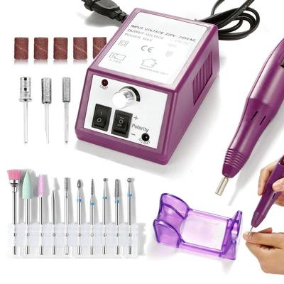 Elextric Apparatus Machine Mill Cutter Set Remove Gel Polish Nail Drill Bits Pedicure Tools