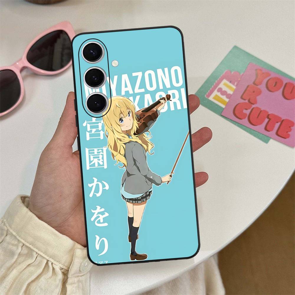 

Your Lie In April Phone Case For Samsung S 24 Fe 25 Ultra Plus 20 Lite 21 30 22 23 24 22 Ultra 5G Fundas Samsung S21