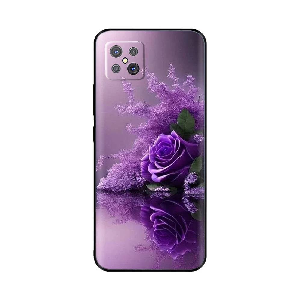 Shockproof Cover For Oppo Reno4 Z 5G Case Animal Painted Black Silicone Soft Phone Back Cover For OPPO A92S Bumper Shell Fundas