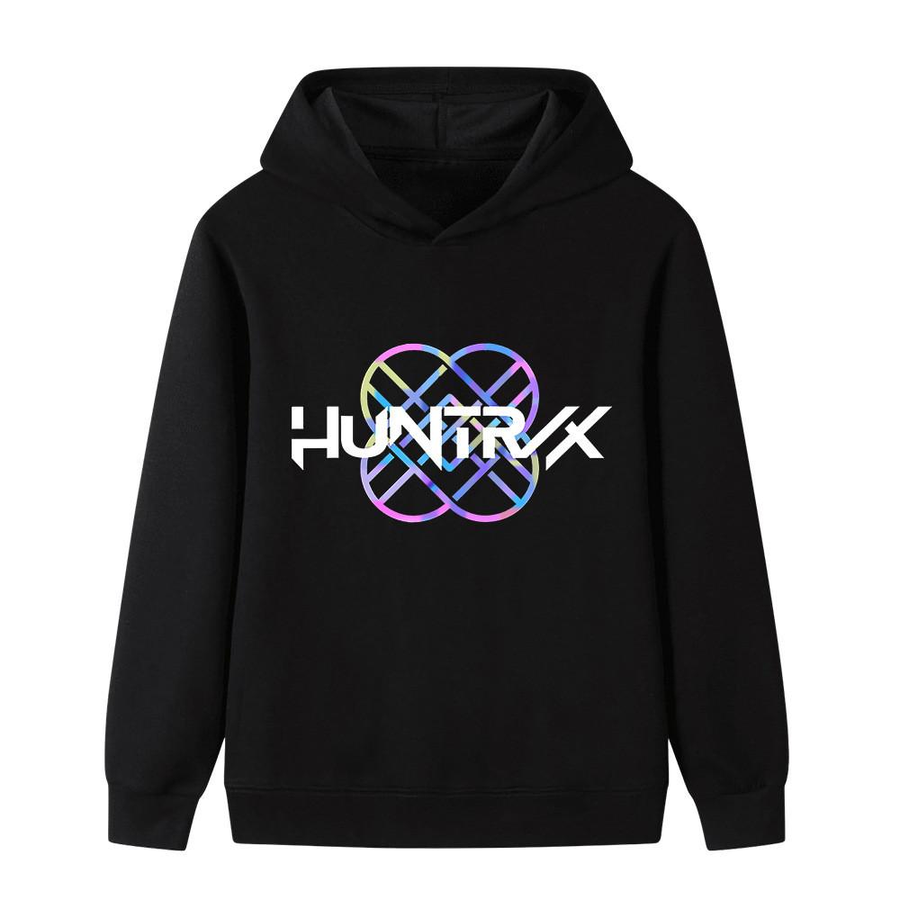 

B1195 Kids Boys Girls Kpop Rumi Zoey Mira Print Long Sleeves Hoodie 120cm