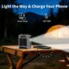 10000mAh Waist Fan with Power Bank 5 Speeds Portable Fan Hands Free Rechargeable Fan Battery Level Display USB Charging Fan